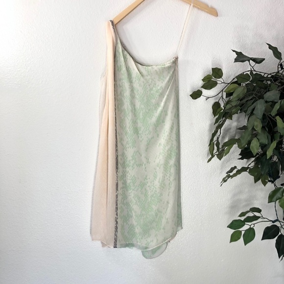 Diane Von Furstenberg Snake Print Pastel Dress - Picture 5 of 5